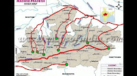 river map of mp map mp