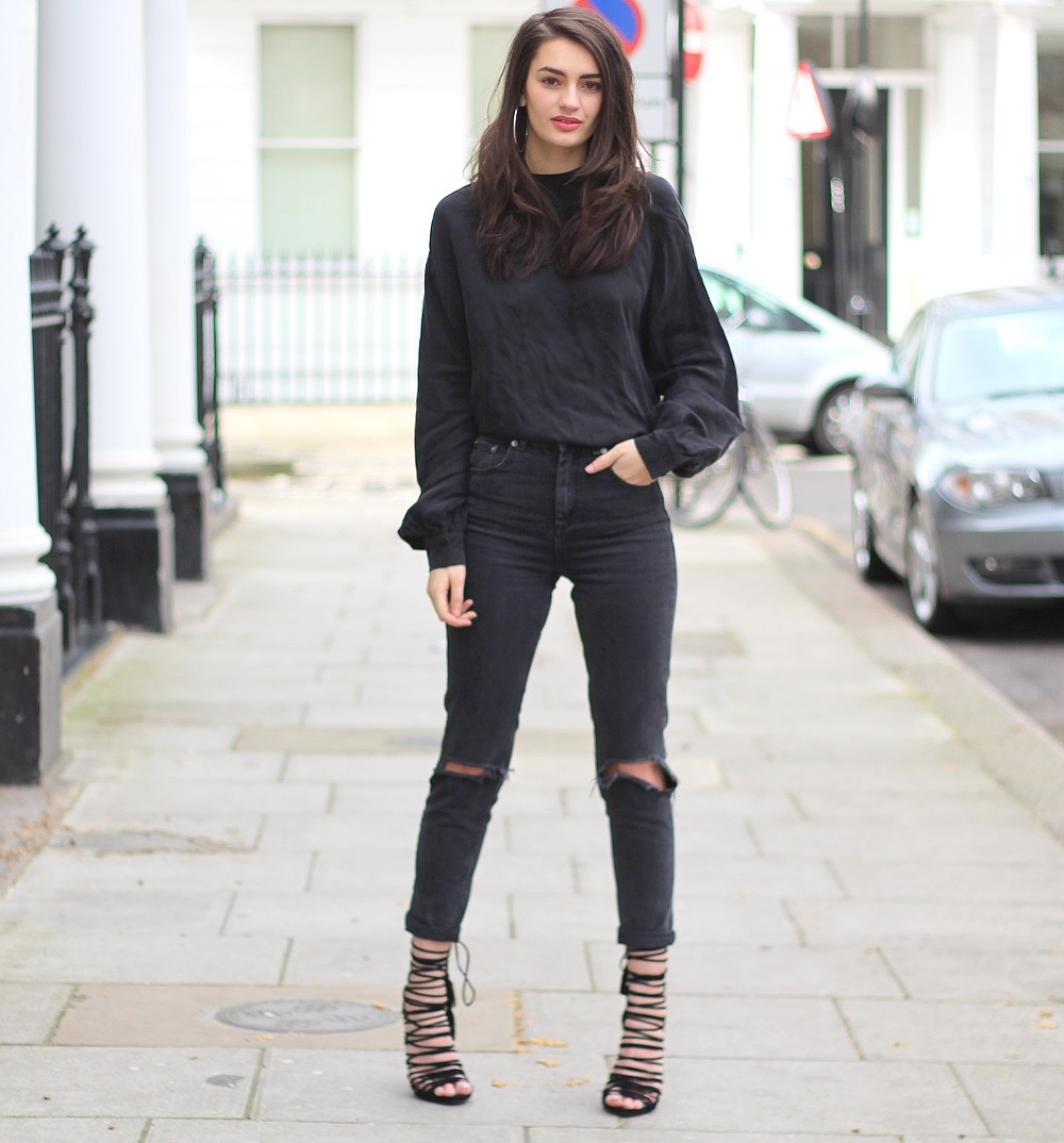 peexo blogger fashion all black