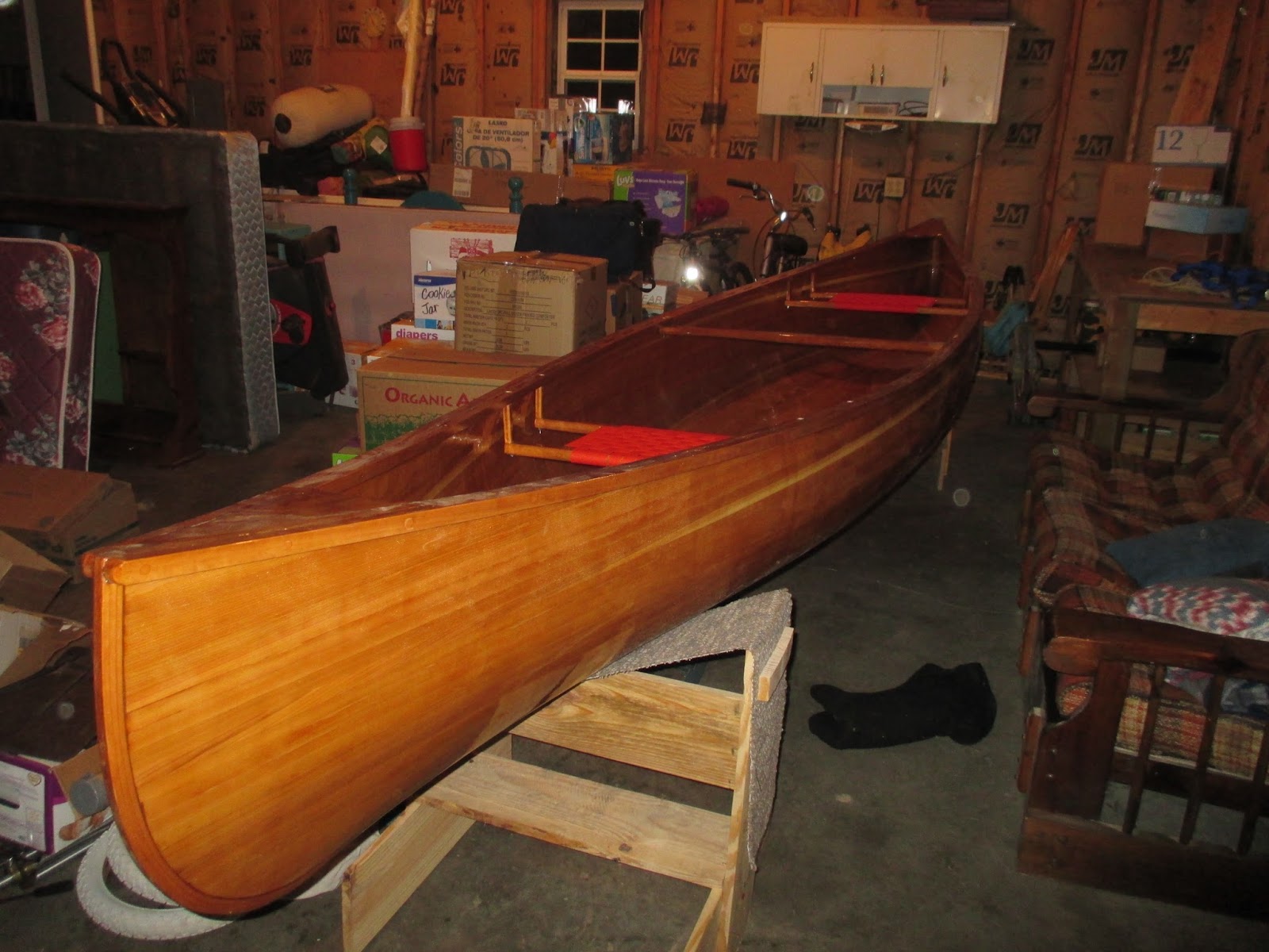 Backyard Excursions Canoe Building Installing the Seats and Thwart