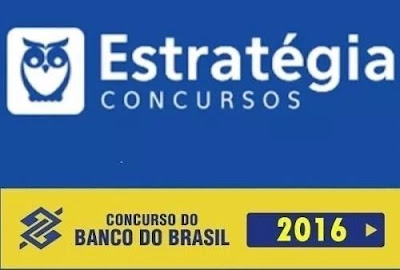 Curso para O Banco do Brasil - Estratégia 2016 [MEGA] 🔴 baixar gratis