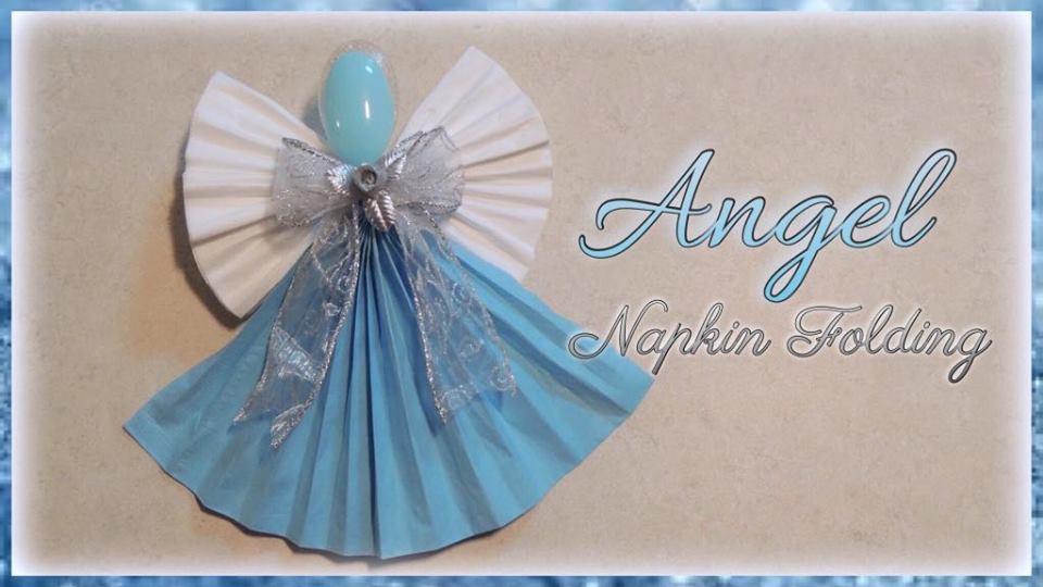 Craftie Kaleidoscope Angel Napkin Folding