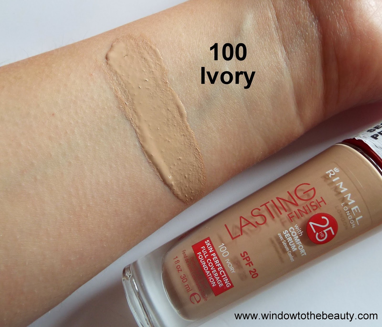Window to The beauty Rimmel Lasting Finish 25hour Foundation With