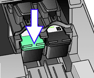 correct way to remove printer cartridges hp