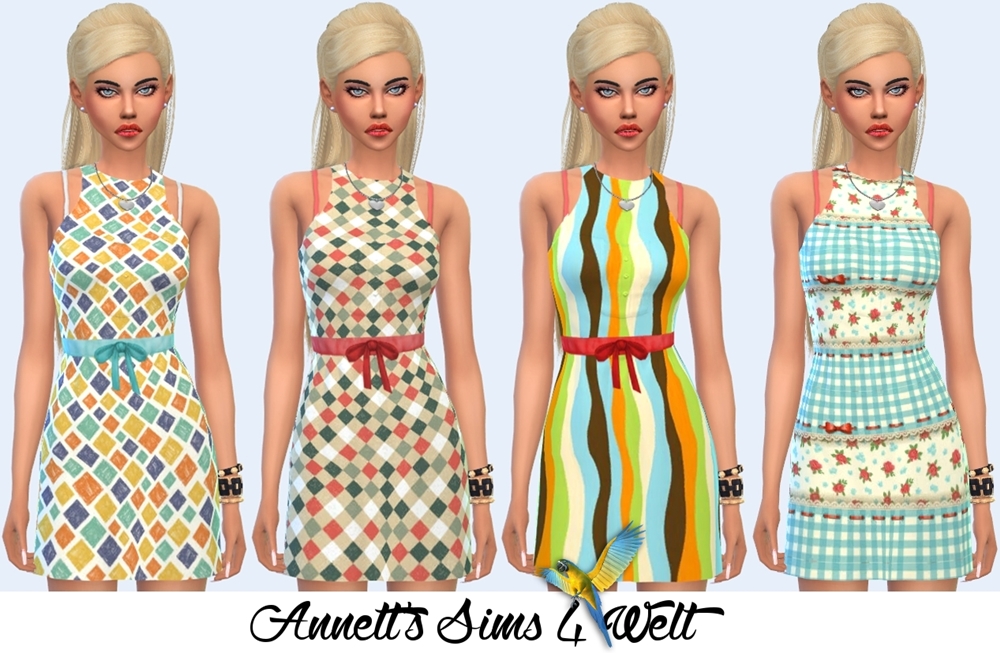 Sims 4 CC's - The Best: Summer Dress Ibiza by Annett85