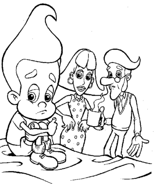 Jimmy Neutron Coloring Pages | Coloring Pages to Print