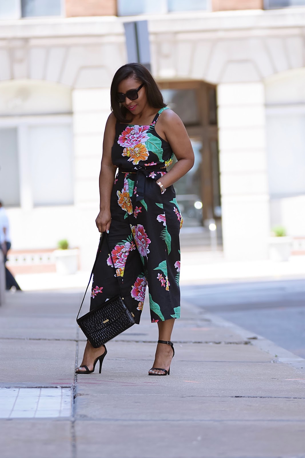 Summer Vibes: Black Floral Jumpsuit — Patty's Kloset