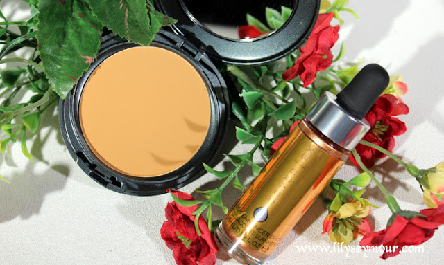 Cover FX Pressed Mineral Foundation & Candlelight Custom Enhancer Drops