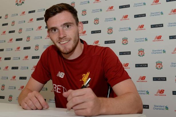 Liverpool sign Andy Robertson from Hull City