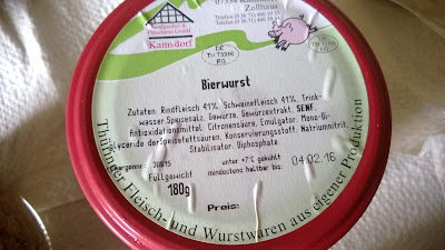 Bierwurst im Glas