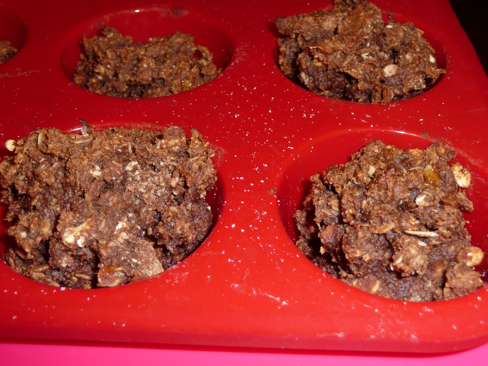 PinkVegan Daniel Fast Chocolate Peanut Butter Muffins
