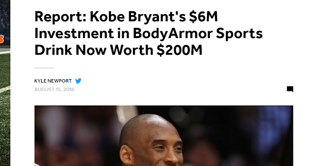 body armour kobe bryant investment