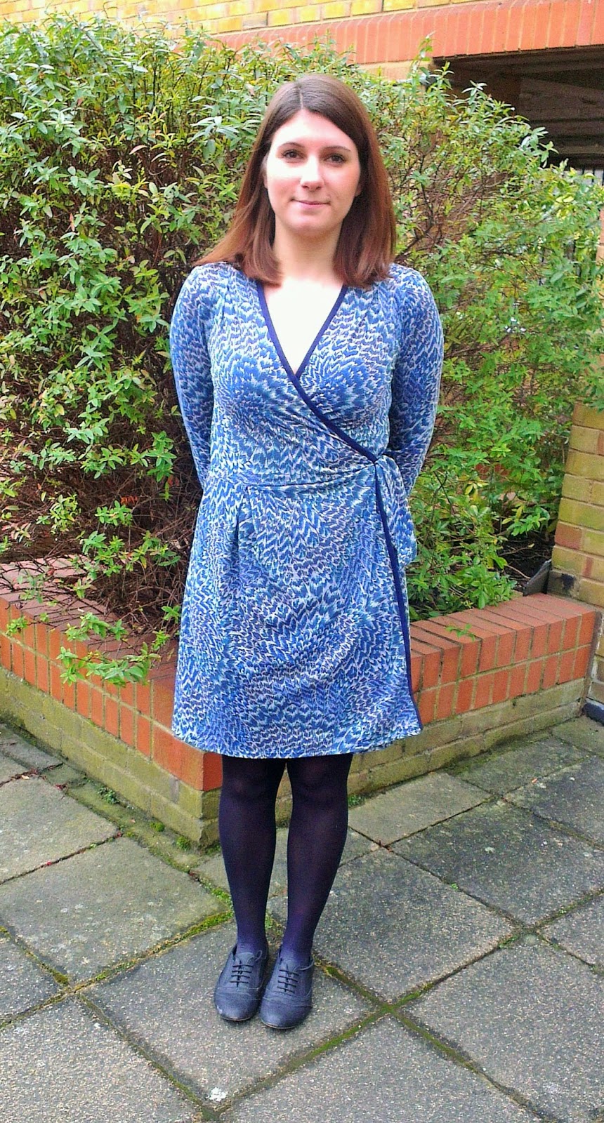 Emily Kate Makes...: Wrap Dress from the Great British Sewing Bee Book 2!
