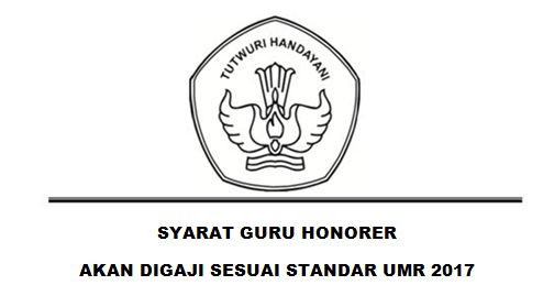 Download Syarat Guru Honorer Akan Digaji Sesuai Standar UMR 2017