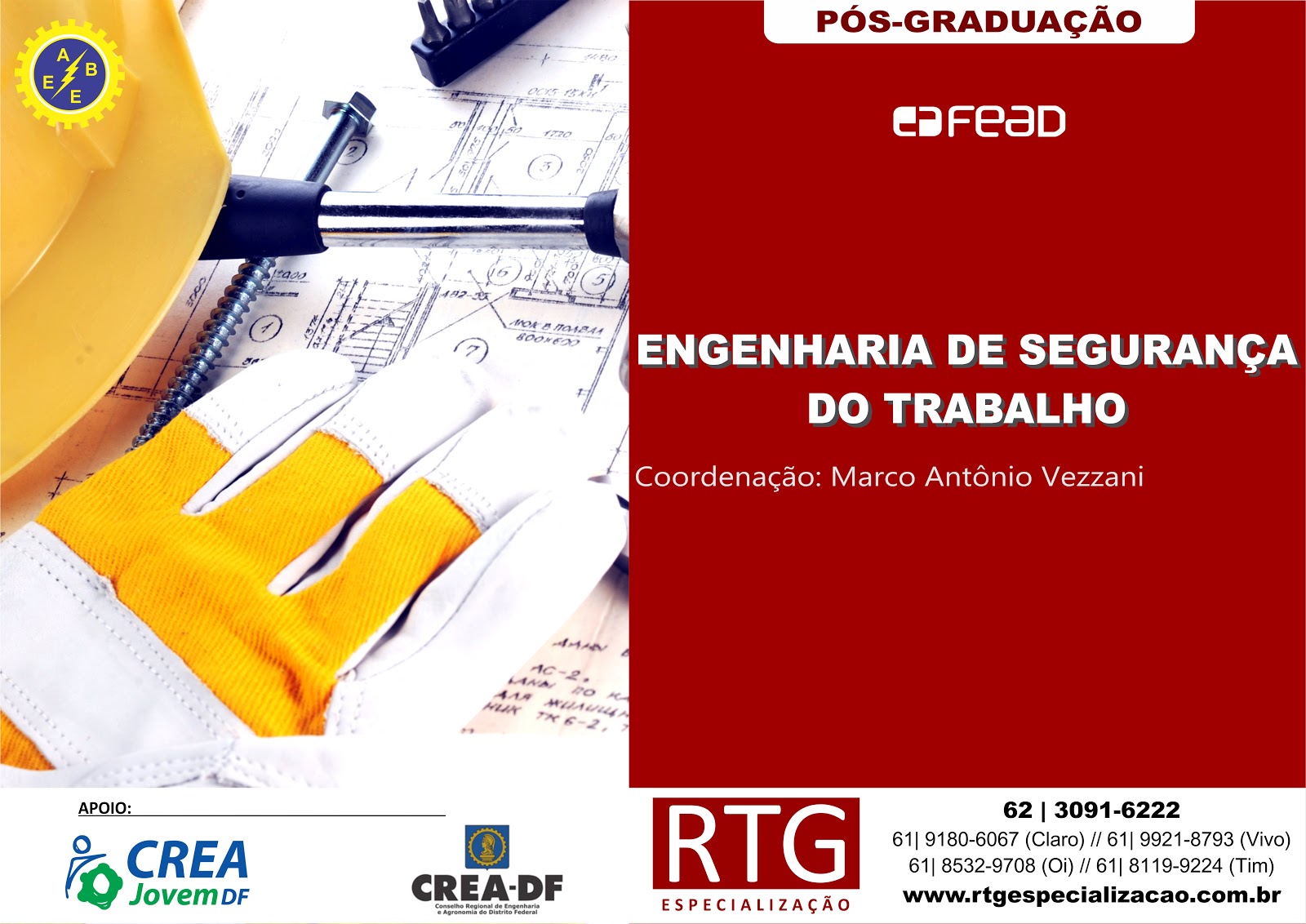 pos graduacao ead engenharia de seguranca do trabalho