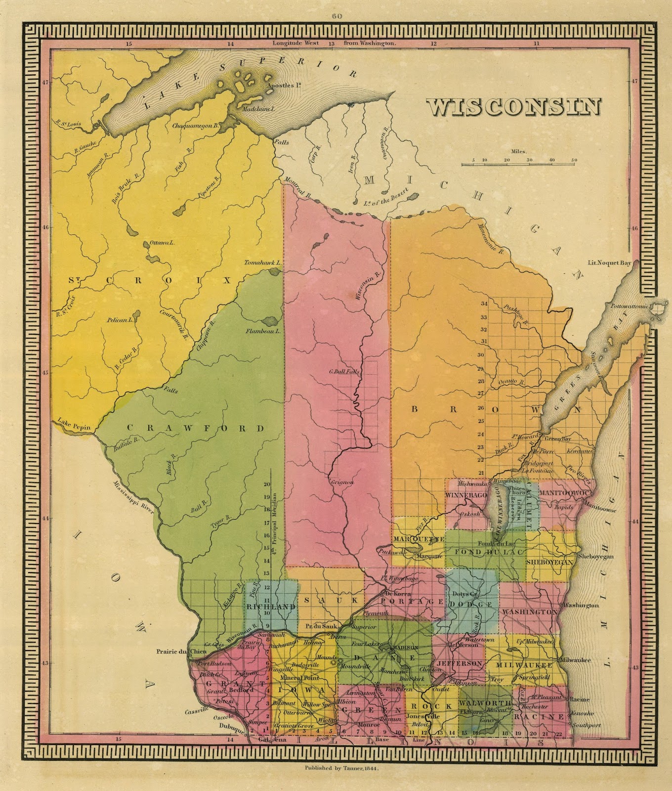MENASHA Wisconsin 1845