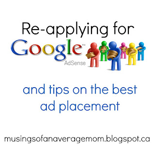 reapplying for google adsense