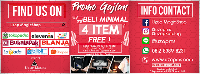 Uzop Magic promo beli 4 gratis 3 item Uzop Magic promo beli 4 gratis 3 item