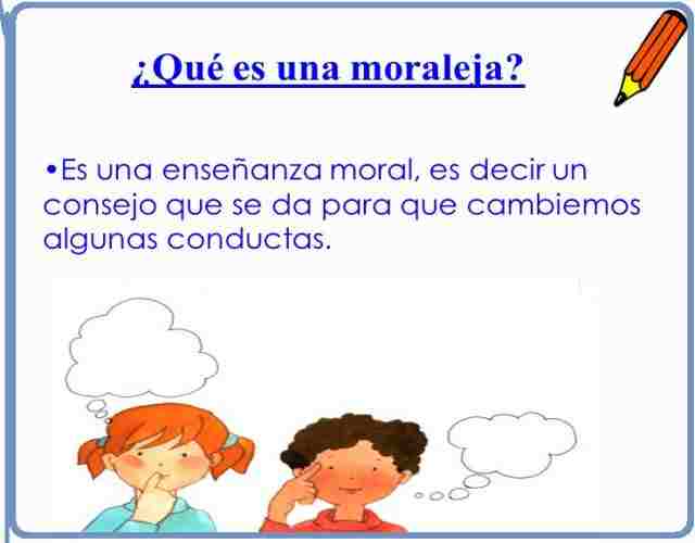 Qué es una moraleja Qué es una moraleja