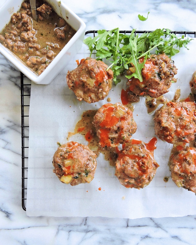 Just Jessie B Breakfast Meatloaf Muffins with Sausage Gravy PALEO