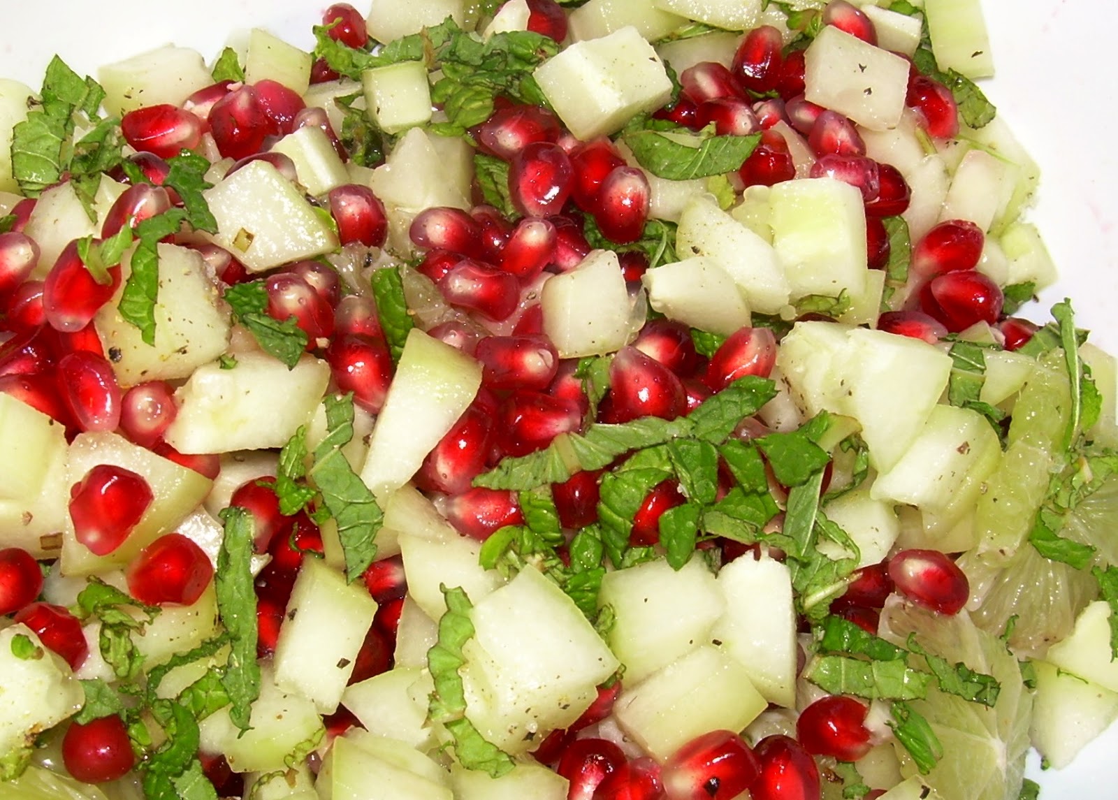 Cucumber Pomegranate Salad