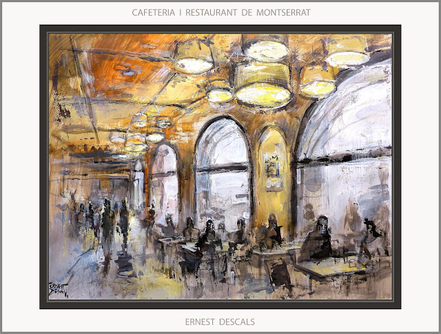 MONTSERRAT-PINTURA-CAFETERIA-RESTAURANT-CAFETERIES-PAISATGES-CATALUNYA-INTERIOR-QUADRES-PINTURES-ARTISTA-PINTOR-ERNEST DESCALS- MONTSERRAT-PINTURA-CAFETERIA-RESTAURANT-CAFETERIES-PAISATGES-CATALUNYA-INTERIOR-QUADRES-PINTURES-ARTISTA-PINTOR-ERNEST DESCALS-