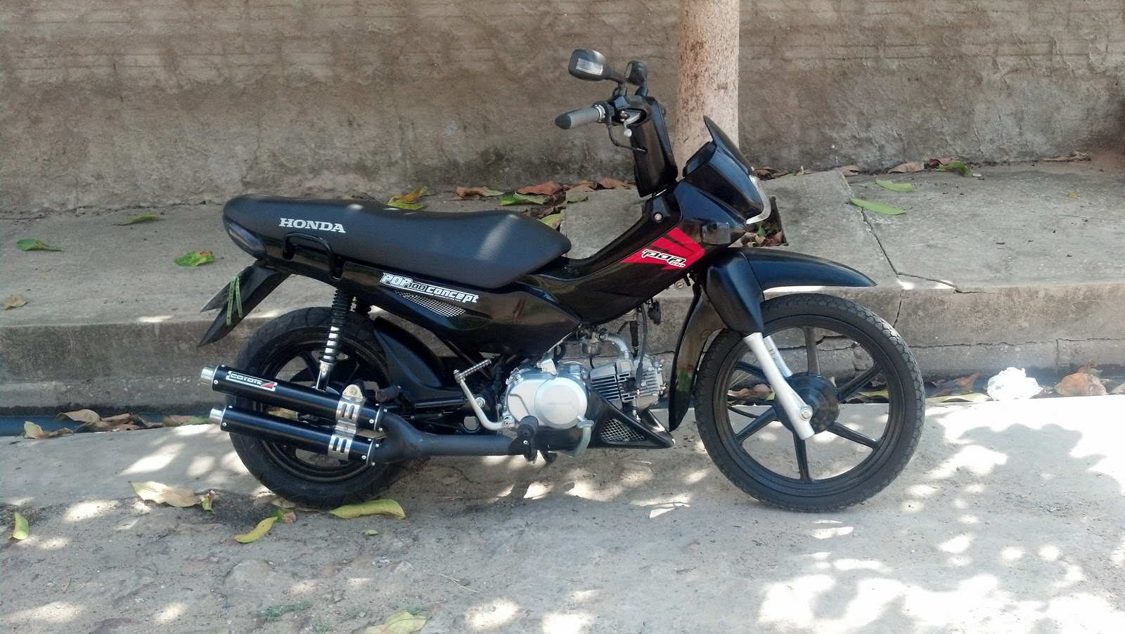 Cambio automatico Honda pop 100 tunada