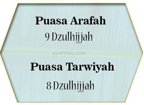Bacaan Niat Puasa Tarwiyah Dan Arafah Sebelum Idul Adha Bulan Dzulhijjah