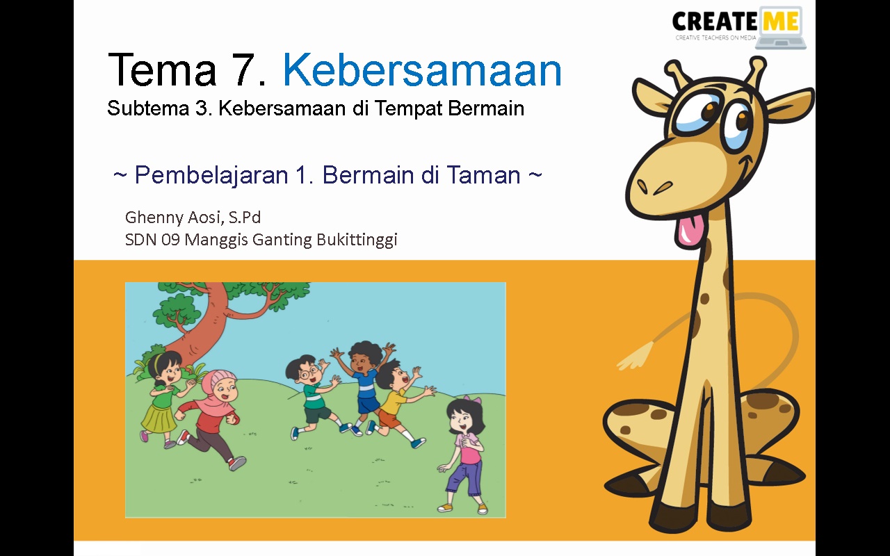 Media Pembelajaran Powerpoint K13 Kelas 2 SD Tema 7