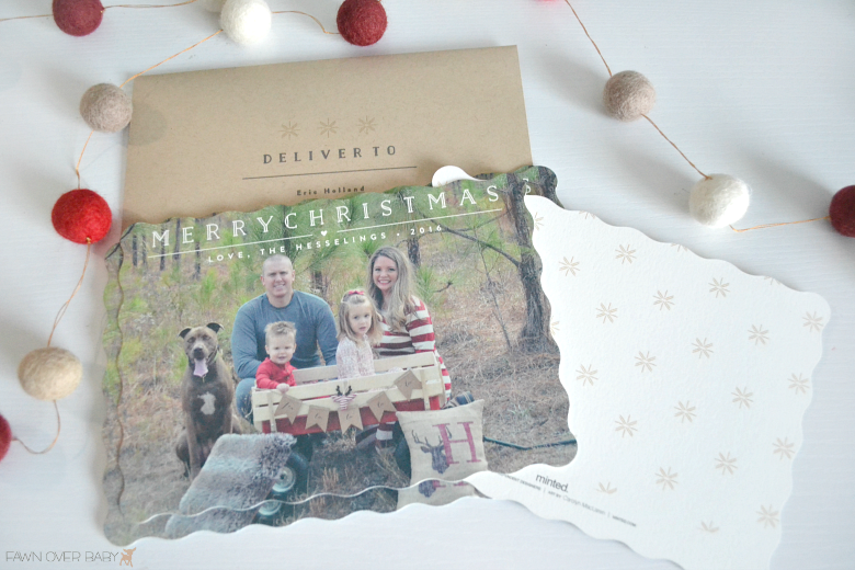 Fawn Over Baby MINTED. Our 2016 Family Christmas Card + Review