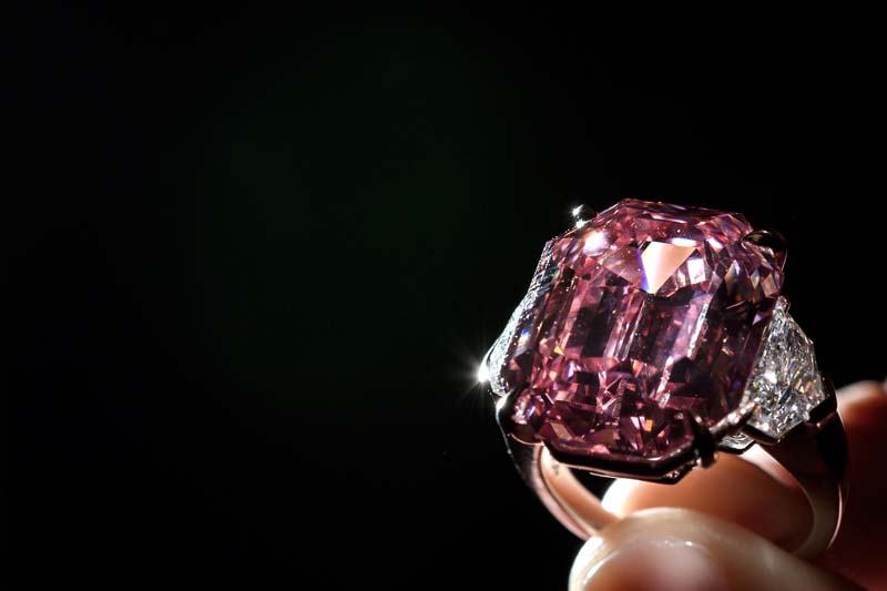 Pink Legacy Diamond Pink Legacy Diamond Sold for World Record Price $50m