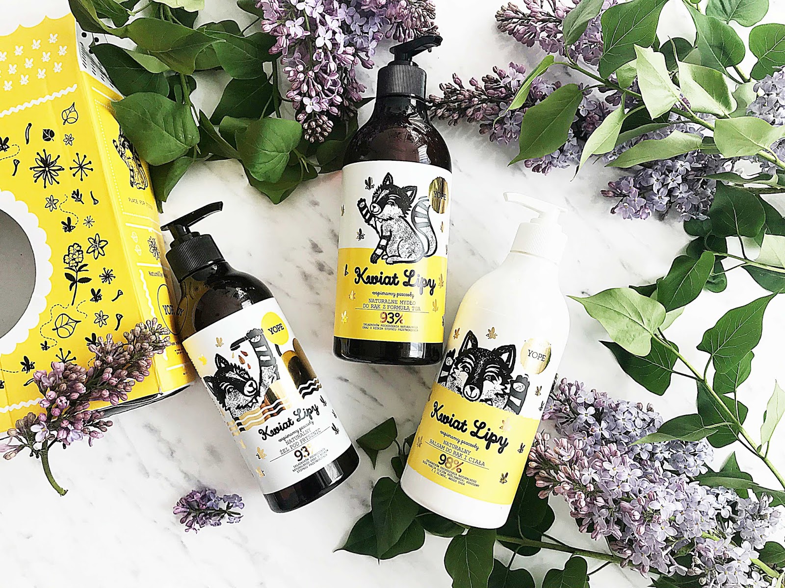 Yope Kwiat Lipy Wspieram Pszczoły Naturalny żel Pod Prysznic