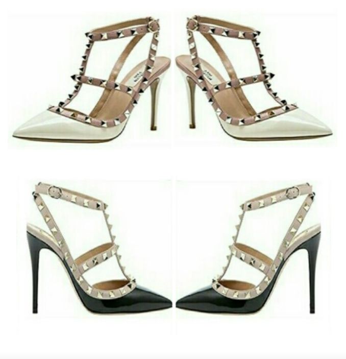 Women's High Heels Sandals with Pointed Toes - Slingback Shoes with Adjustable Ankle Straps