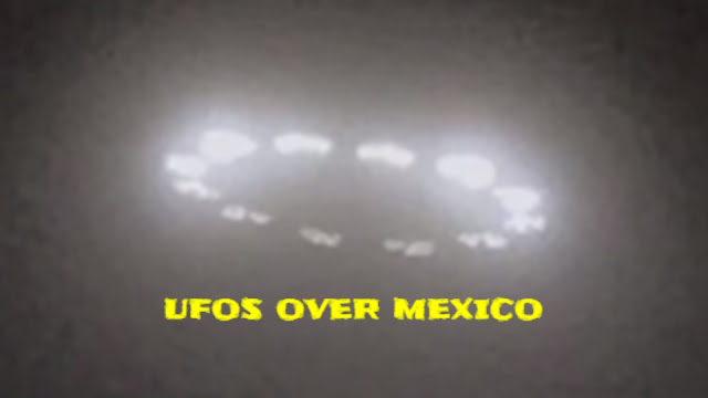 UFOs filmed live on Instagram over Mexico.