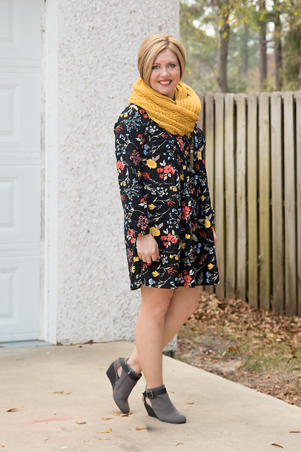 old navy pintuck swing dress