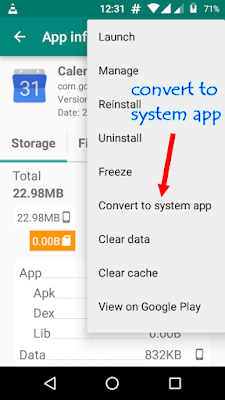 convert external apps to system apps with apps2sd