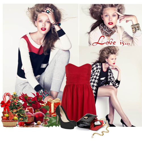 Merry Christmas Ladies! Christmas outfits plumede