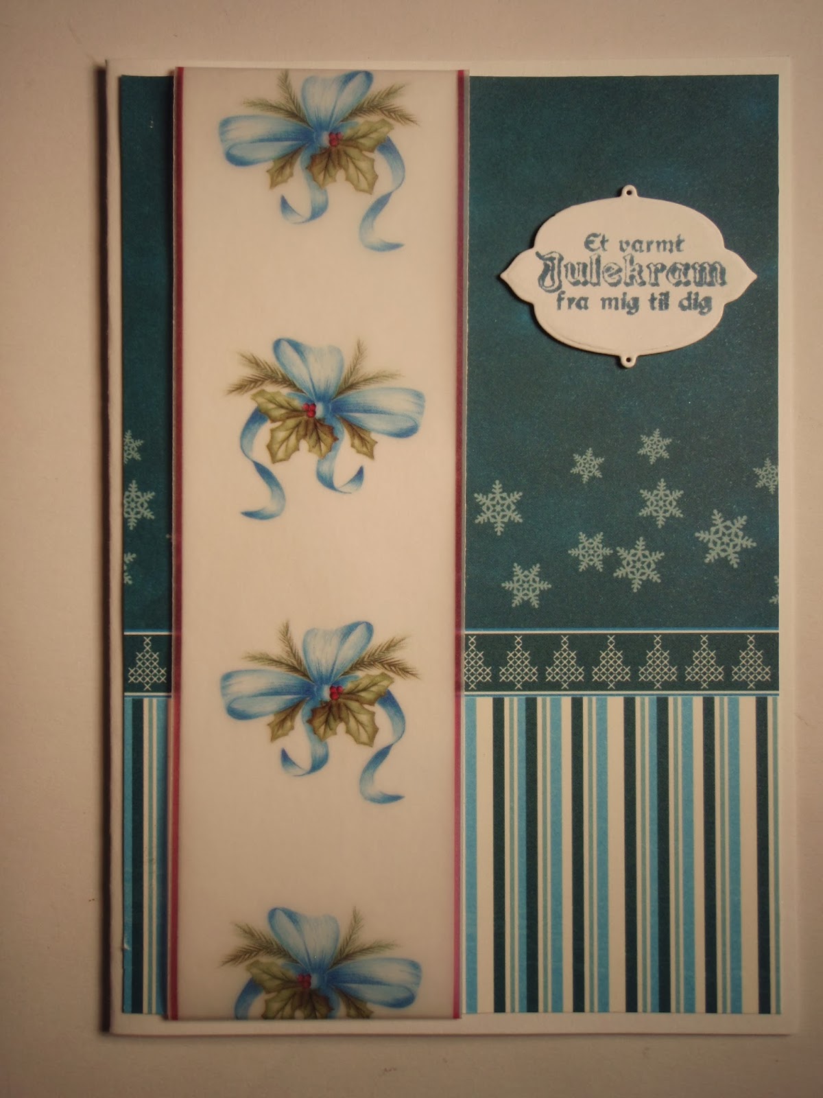 Velkommen til Hobby & Mini Julekort med vellum