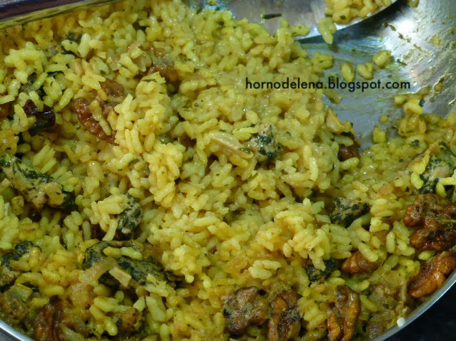 Arroz con pollo al ras el hanout