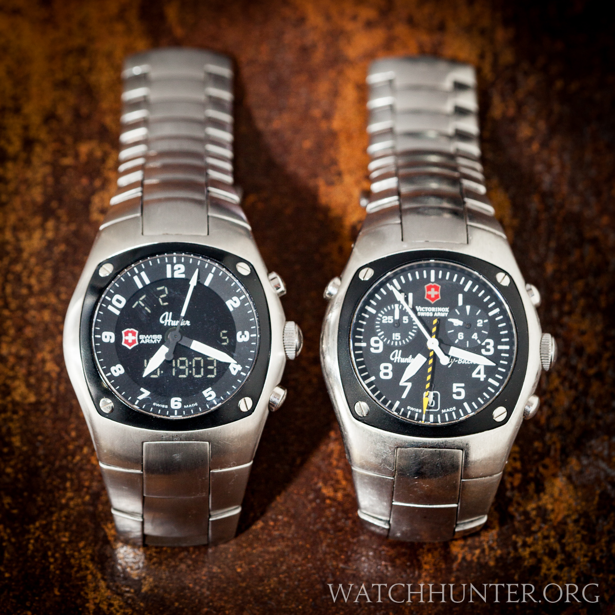 Watch Hunter WATCH DNA SERIES Swiss Army Hunter Watches Mach 1, Mach 2 and Mach 3