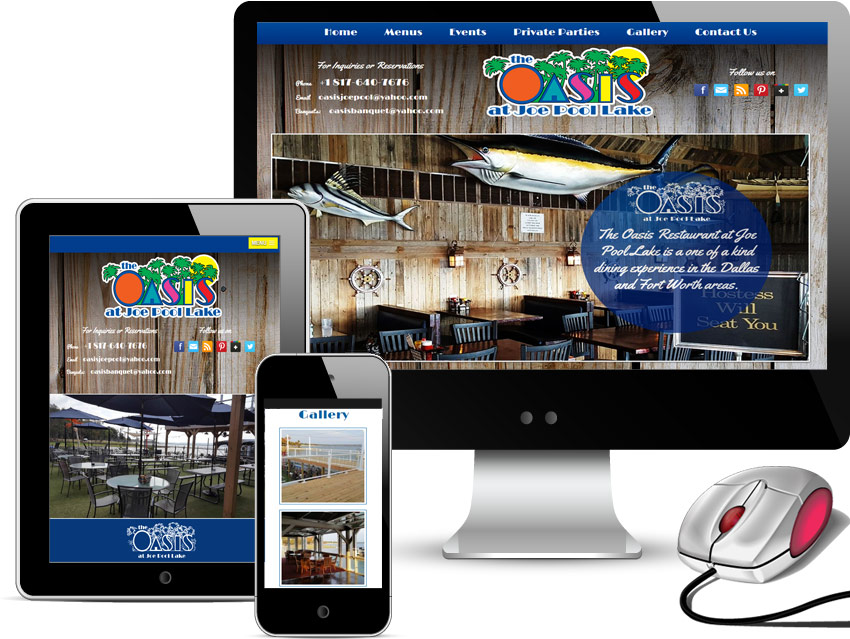 Dallas Web designing Company Professional Restaurant Web Design in Dallas