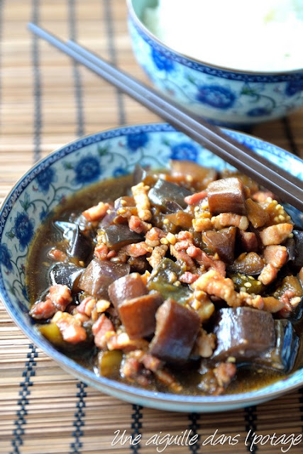 chineese eggplant with minced pork