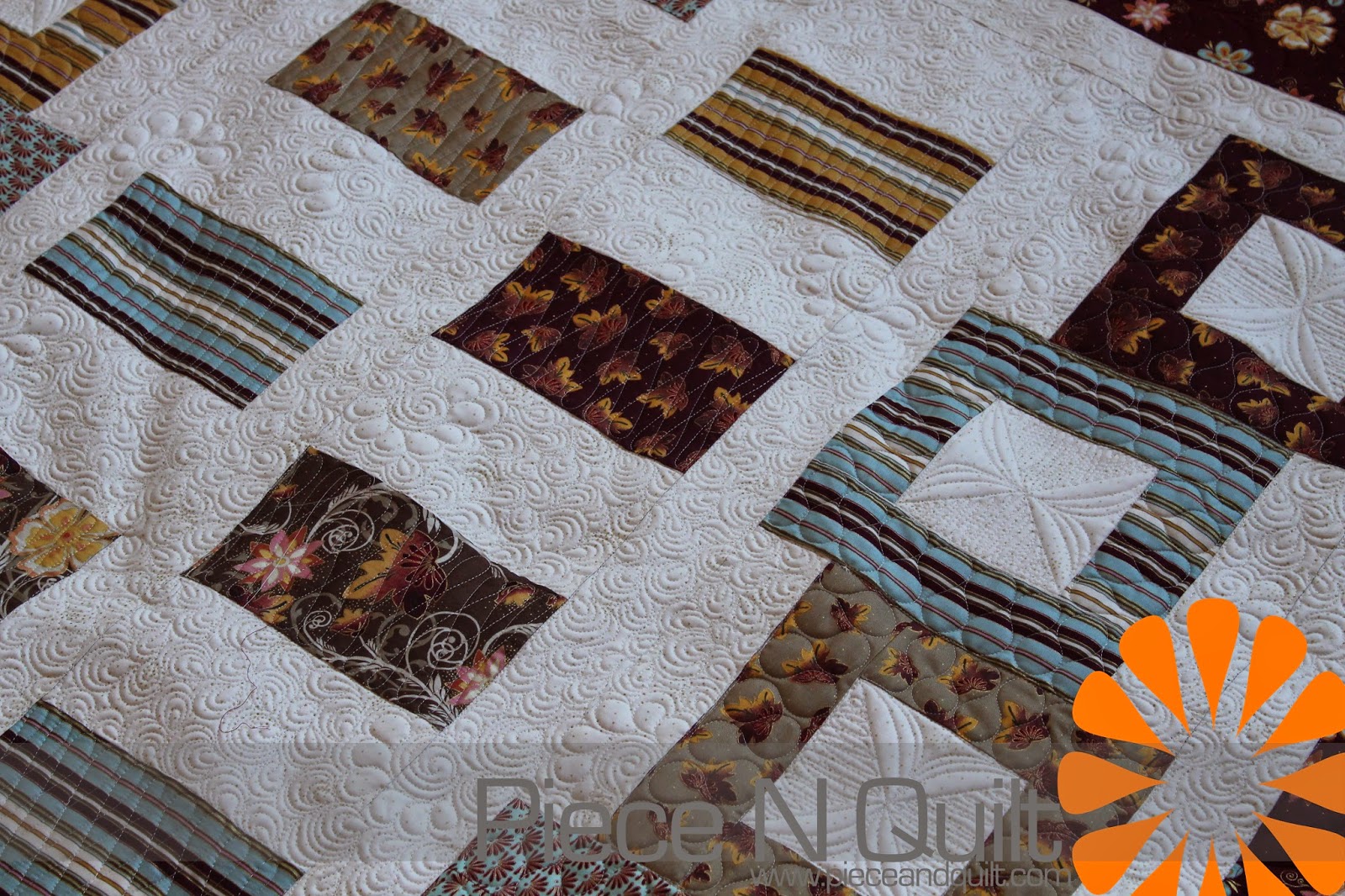 Piece N Quilt: Tumbling Blocks - Custom Machine Quilting