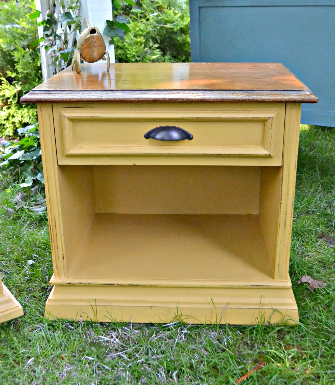 Heir and Space A Pair of Cottage Side Tables