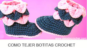 Cómo tejer botas para bebés / Tutorial