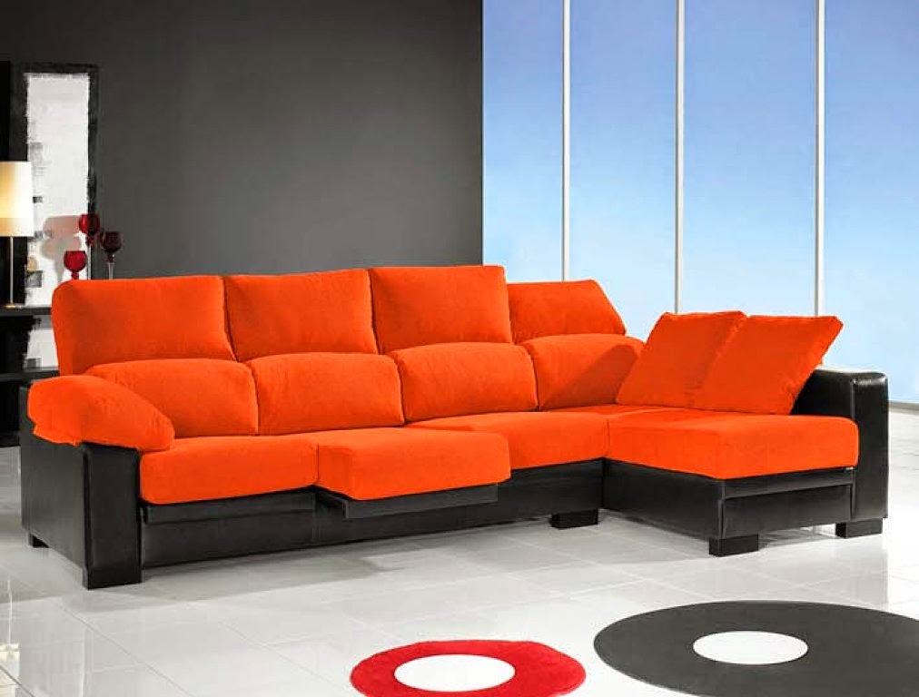 Muebles X Muebles Sofá naranja, perfecto para decorar!