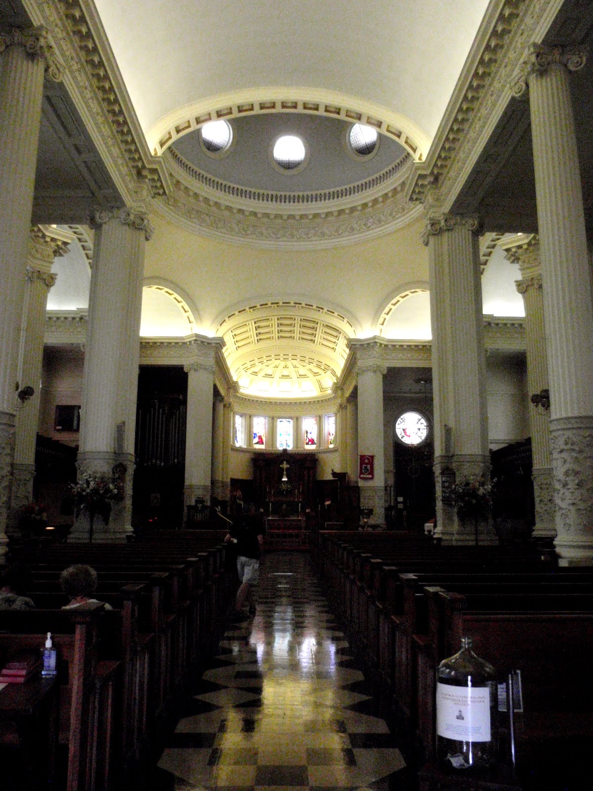 Inside the cathedral