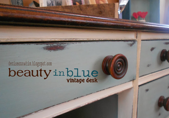 Blue Desk Makeover: My Favorite Posts from 2013 via http://deniseonawhim.blogspot.com