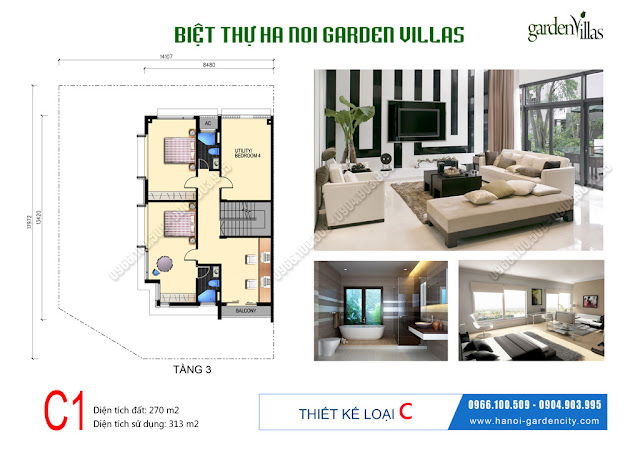 Biệt thự liền kề Garden Villas, biệt thự liền kể Long Biên, biệt thự garden City, biệt thự Arden Park