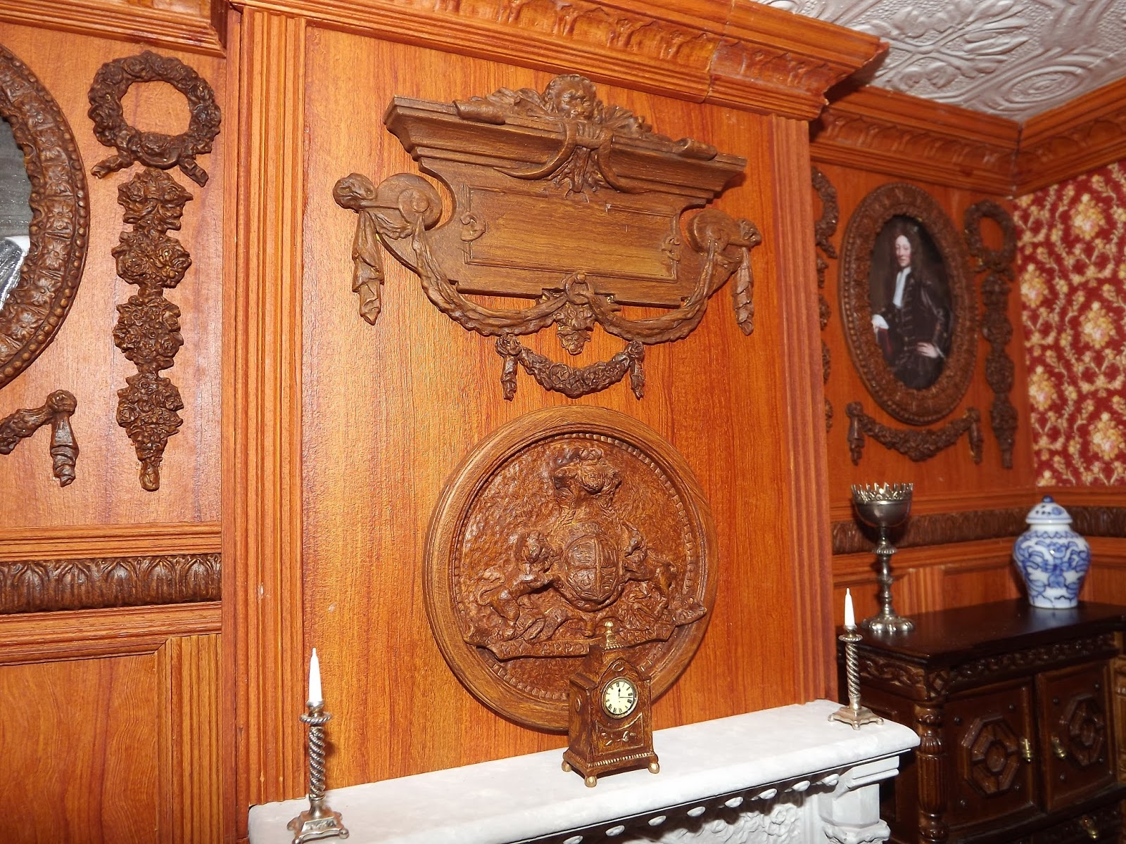 Late Victorian English Manor Dollhouse 1/12 Miniature from Scratch