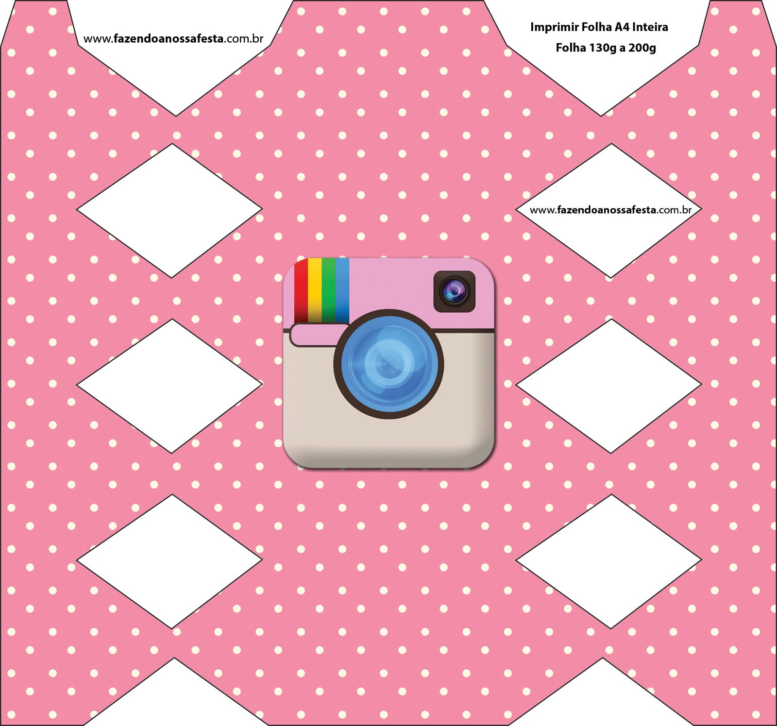 Instagram Party Free Printable Boxes Oh My Fiesta For Geeks Instagram Party Free Printable Boxes Oh My Fiesta For Geeks